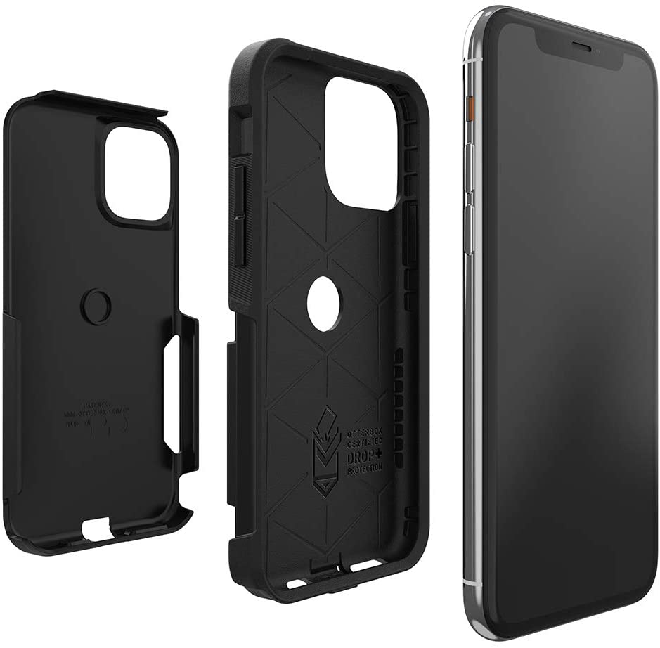 muvit Tiger funda Soft compatible con Apple iPhone 11 Pro shockproof 2m  transparente + borde negro