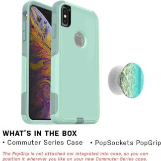 iPhone Xs Max – (Teal) + PopSockets PopGrip